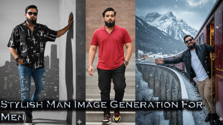 Stylish Man Image Generation For Men